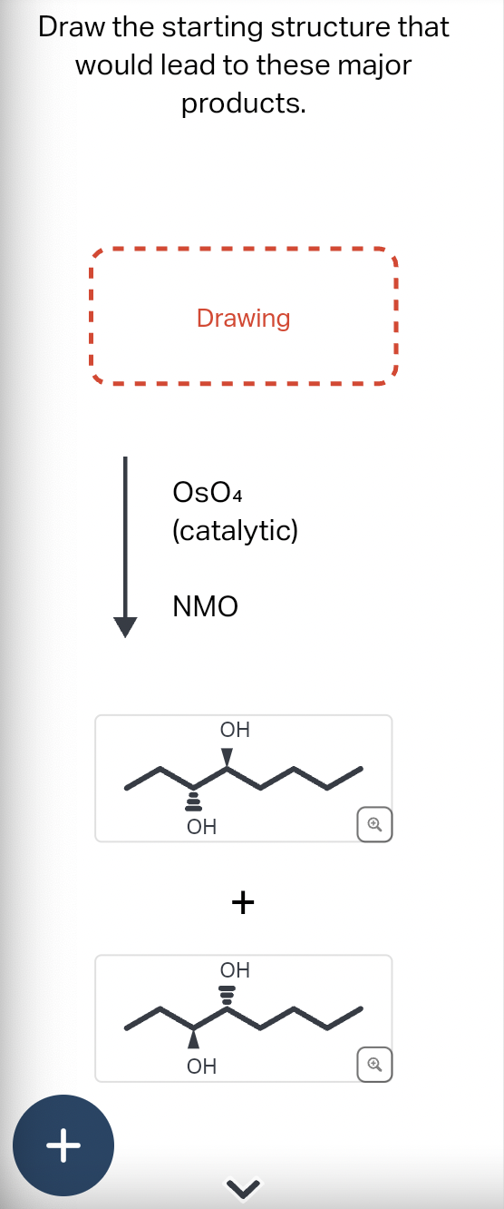Solved Draw the starting structure that would lead to these | Chegg.com