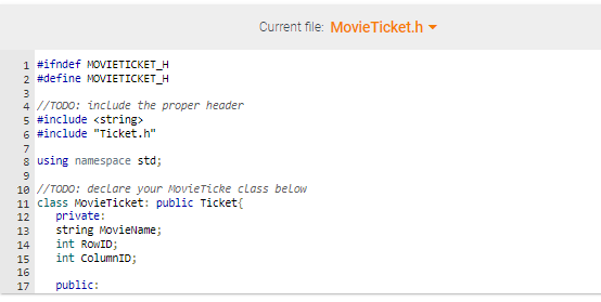 Solved Given a Ticket class (defined in 