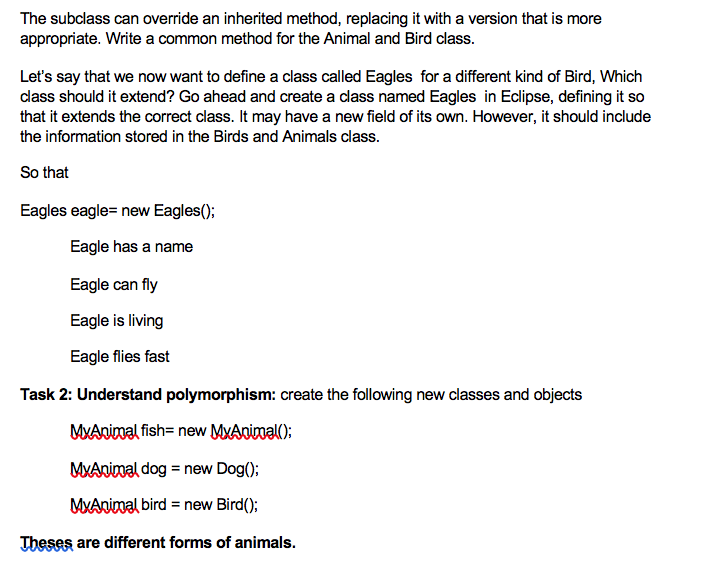 Solved 2. a) Can a class extend itself in java? Explain. b