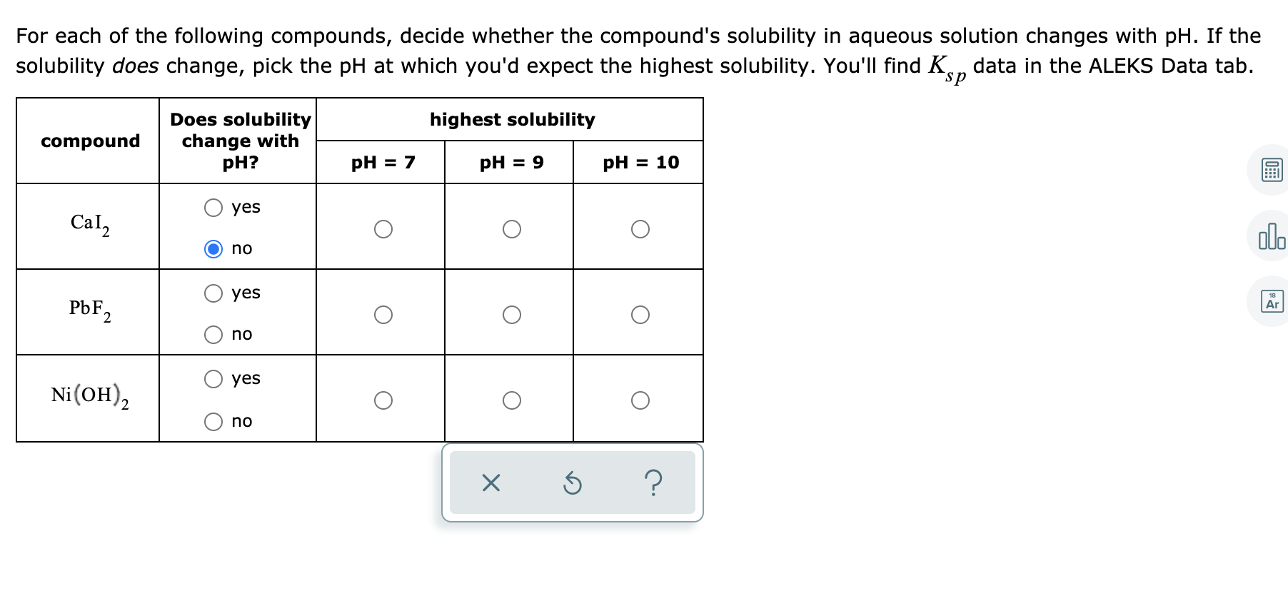 Solved For each of the following compounds, decide whether | Chegg.com