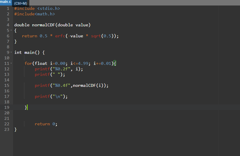 Solved Using this C code how do I print it out in columns | Chegg.com