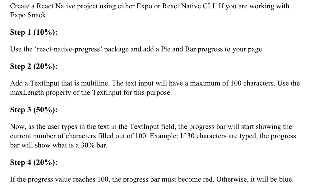react native create new project without expo