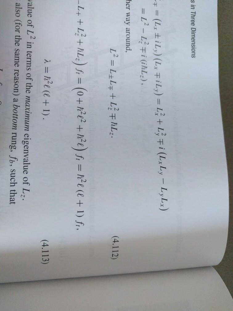 Solved 3) a) Review the steps to derive equation 4.112 for L | Chegg.com