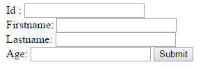 Solved Create an HTML form for the image below and the | Chegg.com