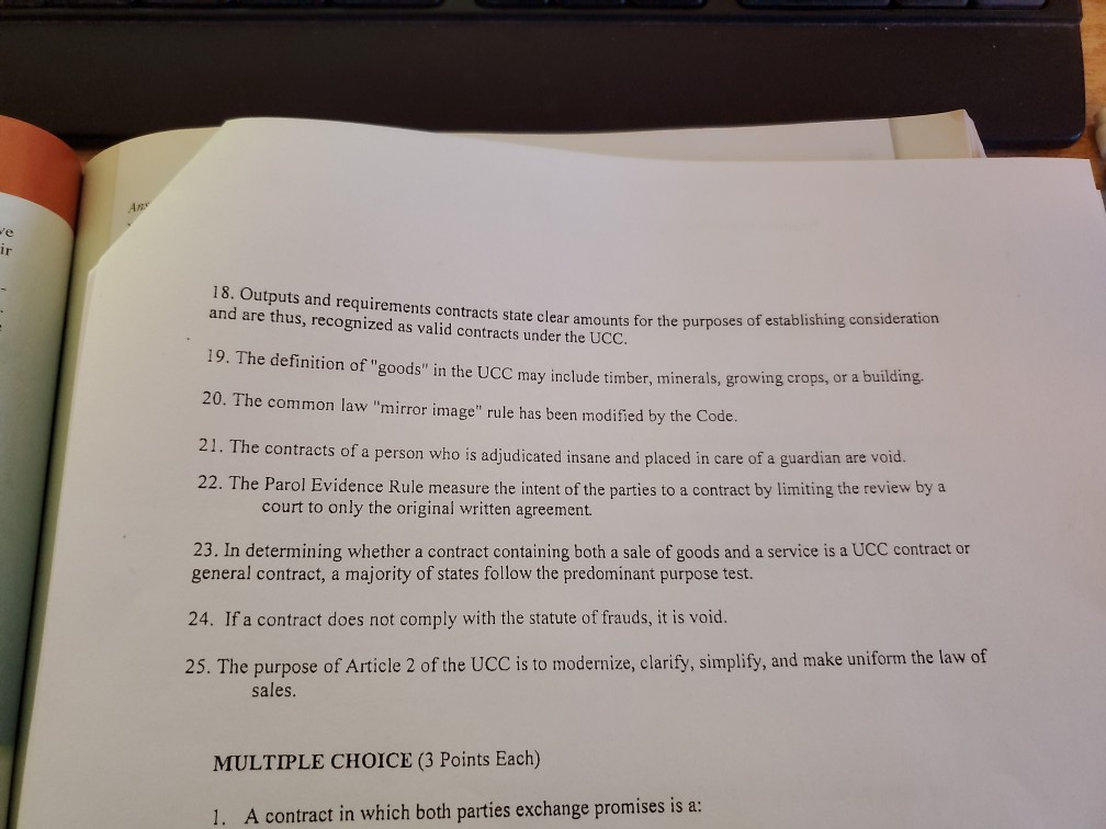 Solved 18 Outputs And Requirements Contracts State Clear Chegg Com