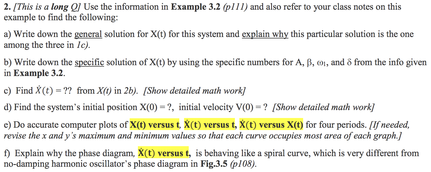 2 This Is A Long Q Use The Information In Examp Chegg Com