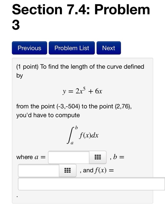 Solved Section 7.4: Problem 3 Previous Problem List Next (1 | Chegg.com