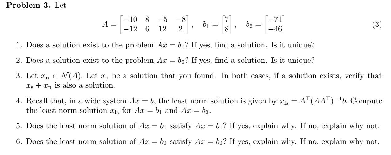 Solved Problem 3. Let | Chegg.com