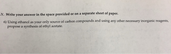 Solved Y. Write your answer in the space provided or on a | Chegg.com