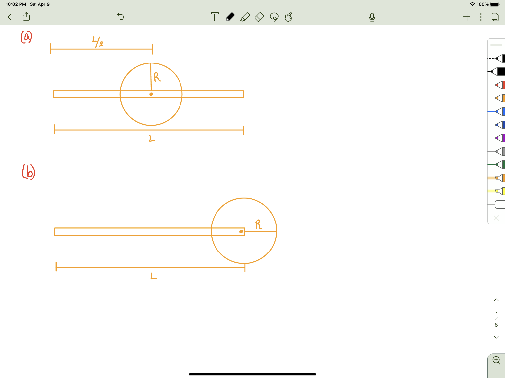 moment of inertia of rod rotating about end