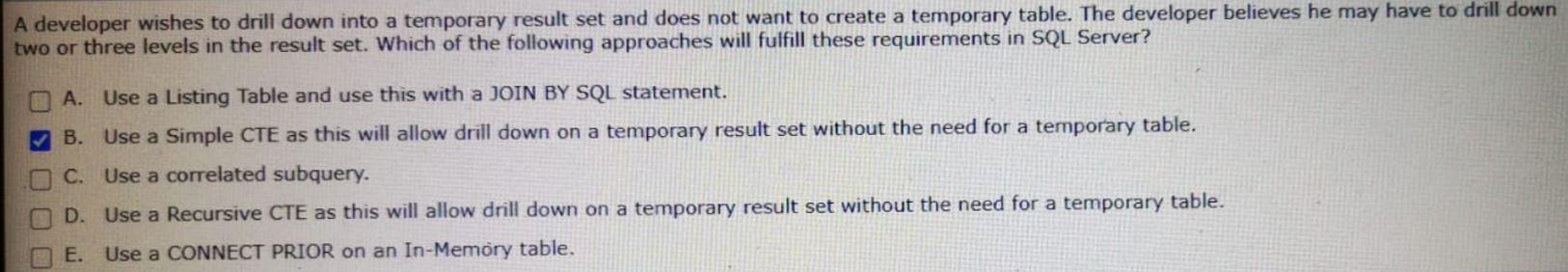 solved-a-developer-wishes-to-drill-down-into-a-temporary-chegg