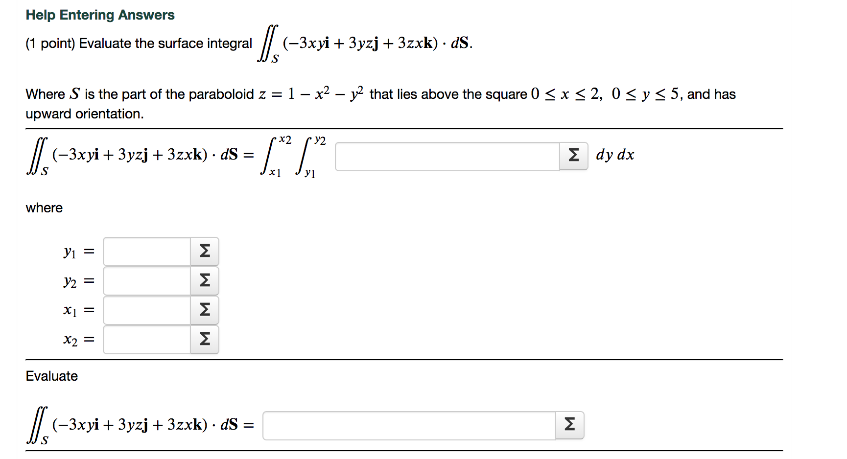 solved-help-entering-answers-1-point-evaluate-the-surface-chegg