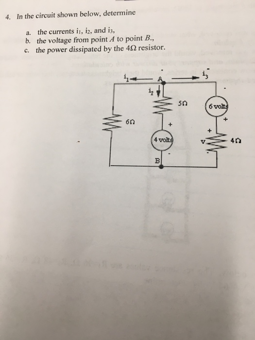 Solved In the circuit shown below, determine | Chegg.com