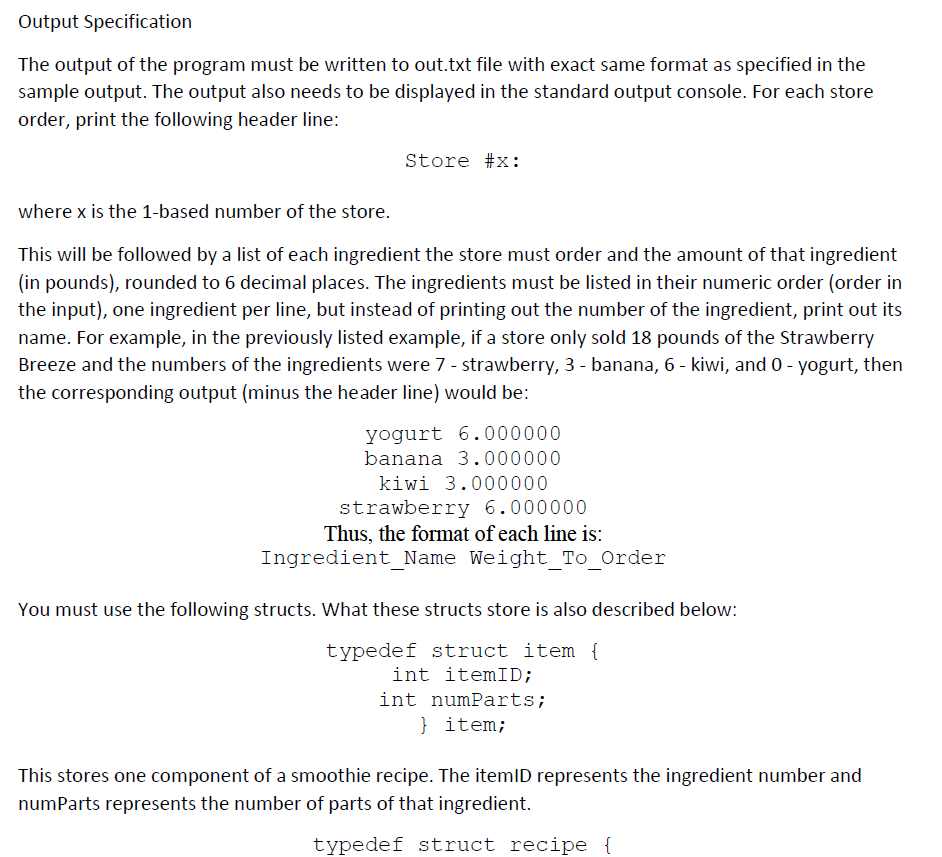 E function smoothie recipes pdf free