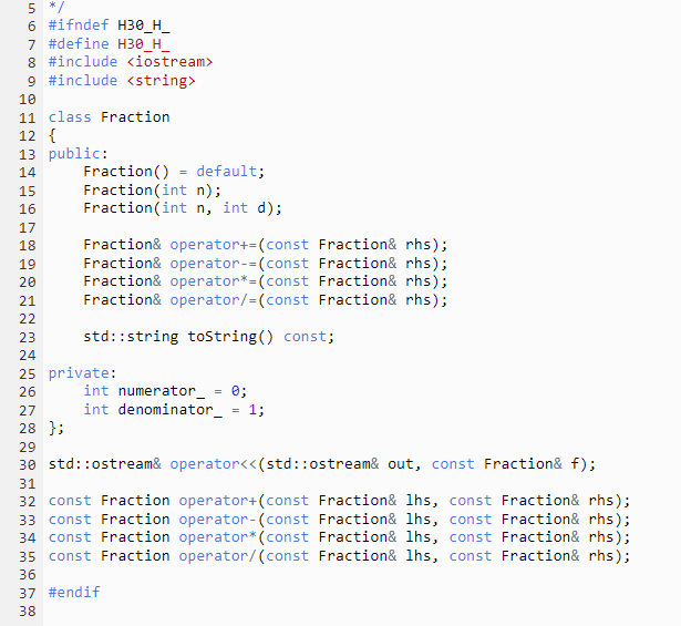 Solved A Fraction Class F ractions are similar to | Chegg.com