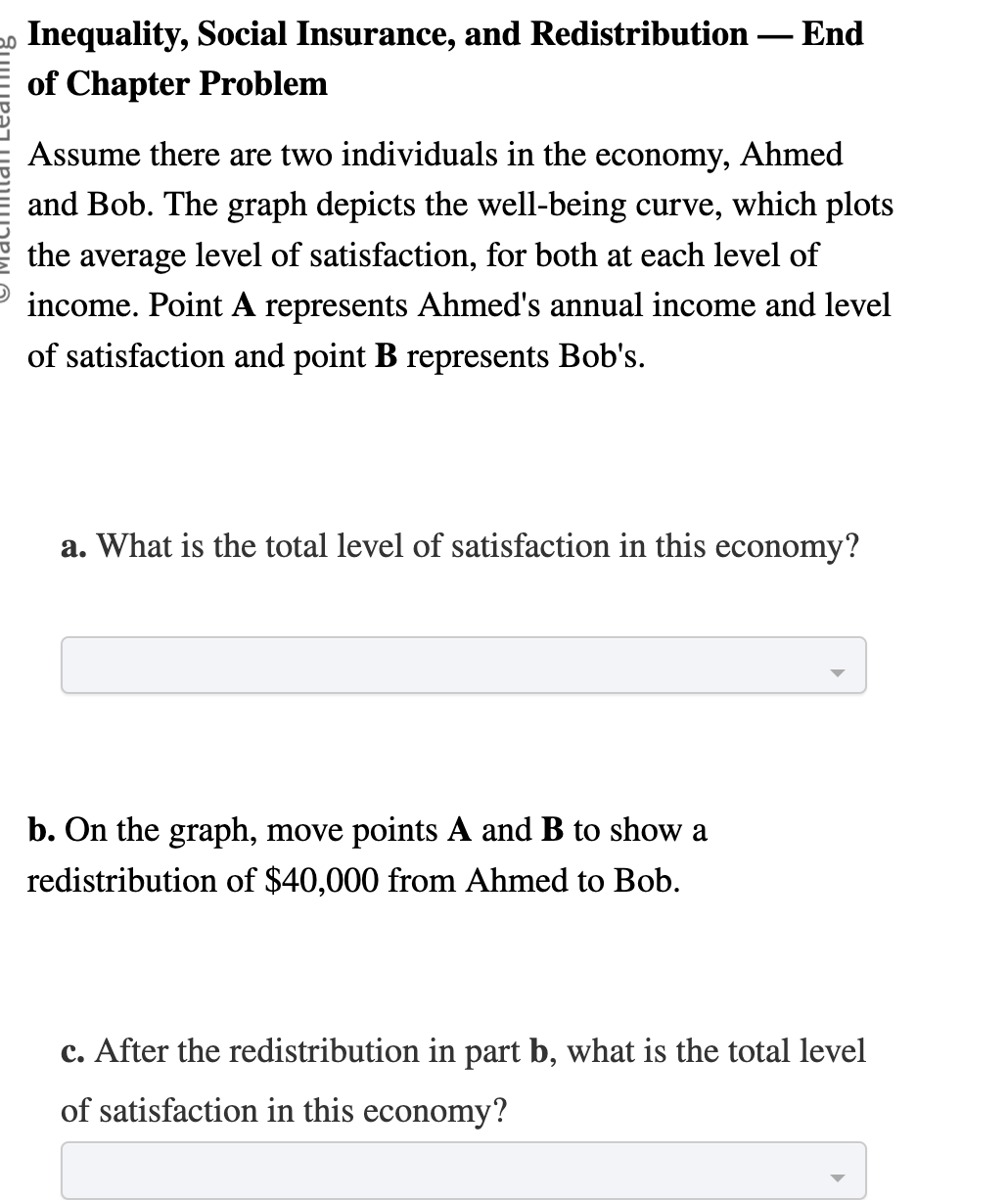 Solved Inequality, Social Insurance, and Redistribution - | Chegg.com