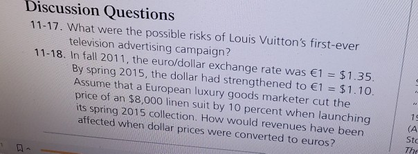 Solved COLLID How could Louis Vuitton's choice of distributi