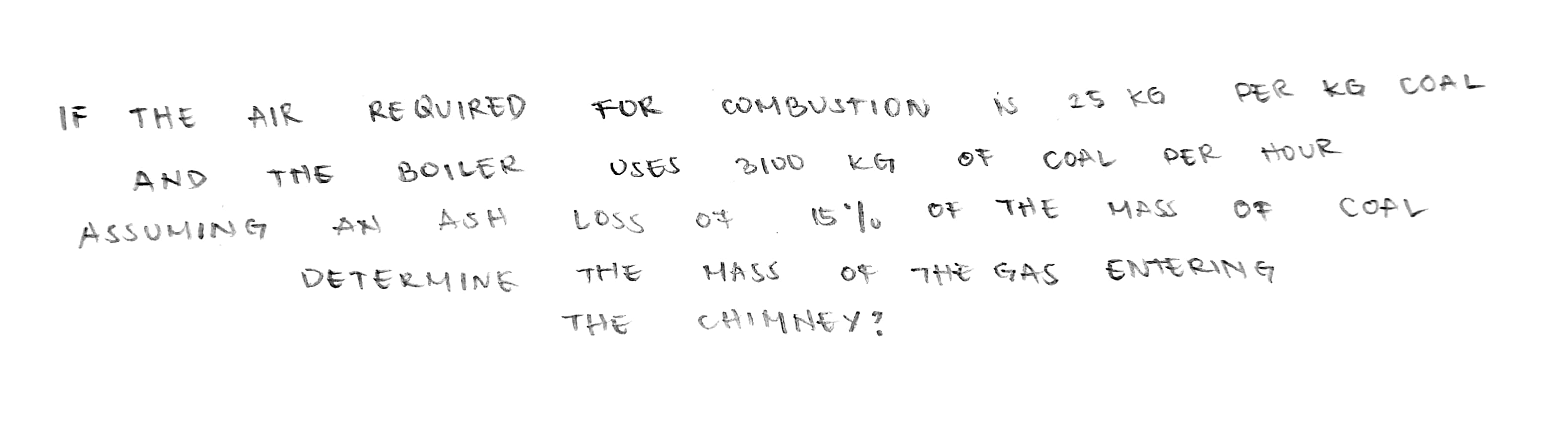 Solved IF THE AIR REQUIRED FOR COMBUSTION IS 25 KG PER KG | Chegg.com