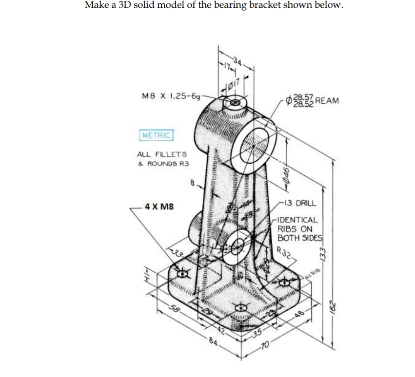 Solved SOLIDWORKS Problem .. I Want To Make This Part | Chegg.com