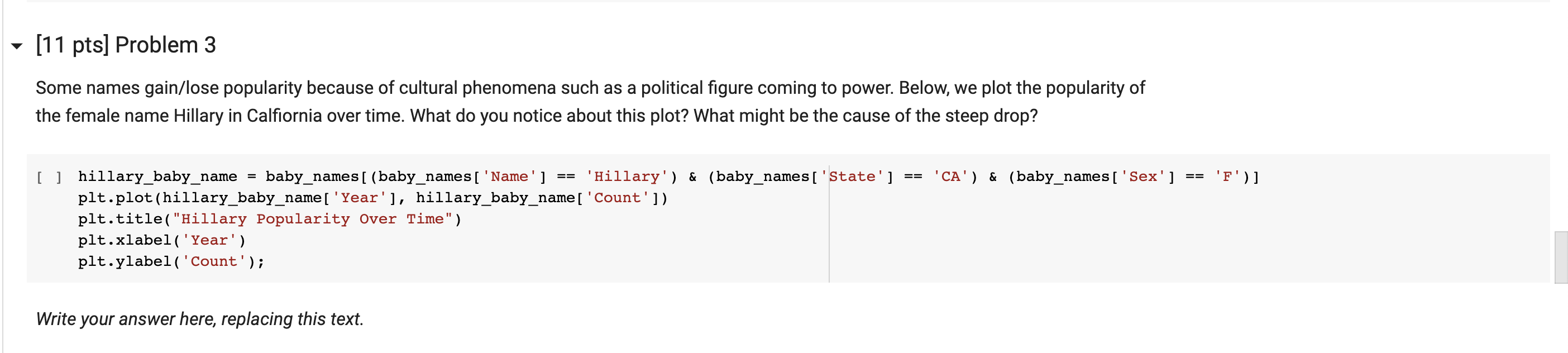 (11 pts] Problem 2 Using a boolean array, select the | Chegg.com