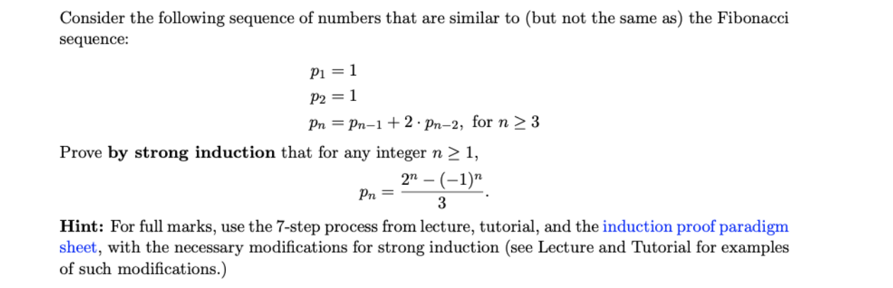 Solved Consider the following sequence of numbers that are | Chegg.com