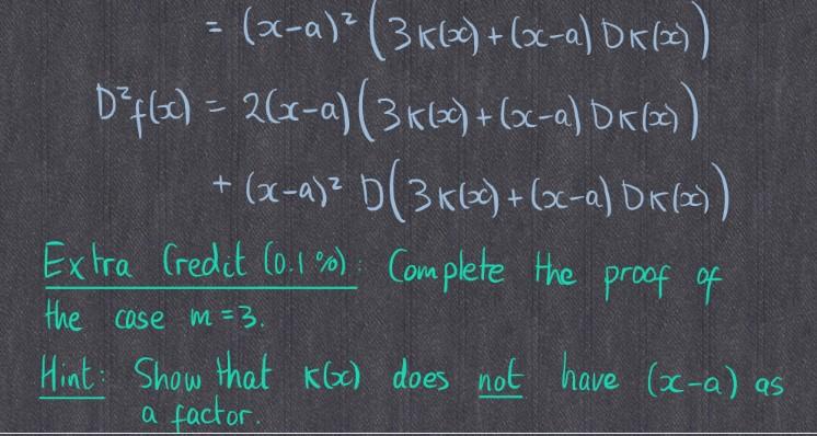 Solved Please prove this for modern algebra course. This | Chegg.com