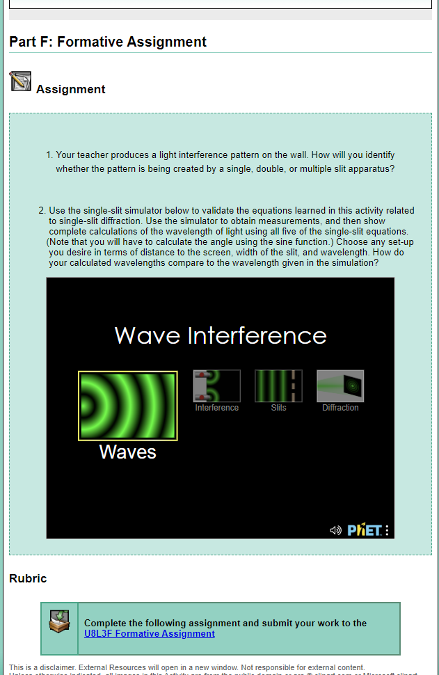 formative assignment meaning