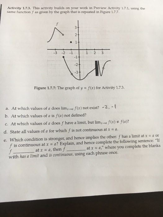 Solved Activity 1.7.3. This activity builds on your work in | Chegg.com
