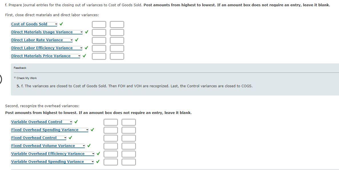 Solved Direct Materials, Direct Labor, and Overhead