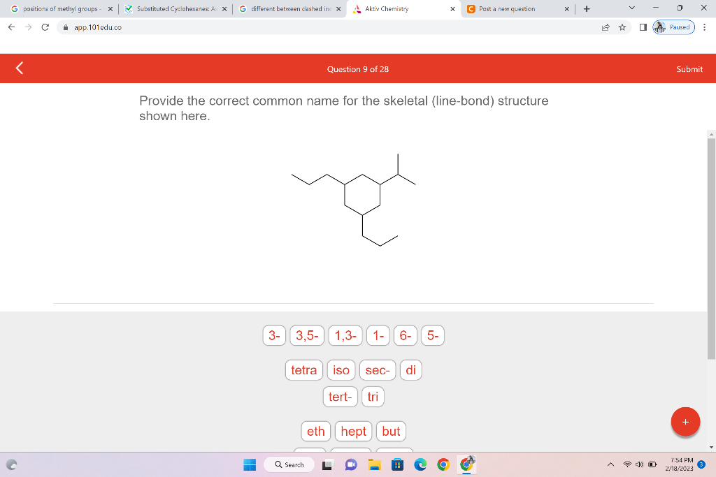 Solved Provide the correct common name for the skeletal | Chegg.com
