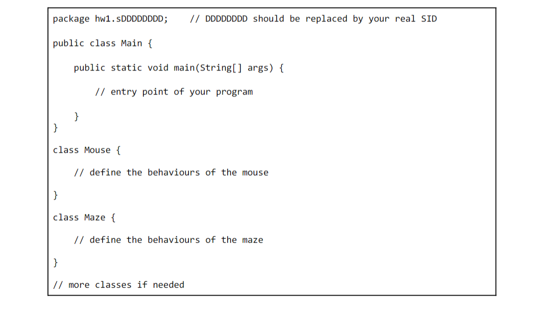 Solved Style Guideline: Put a comment section to state your | Chegg.com