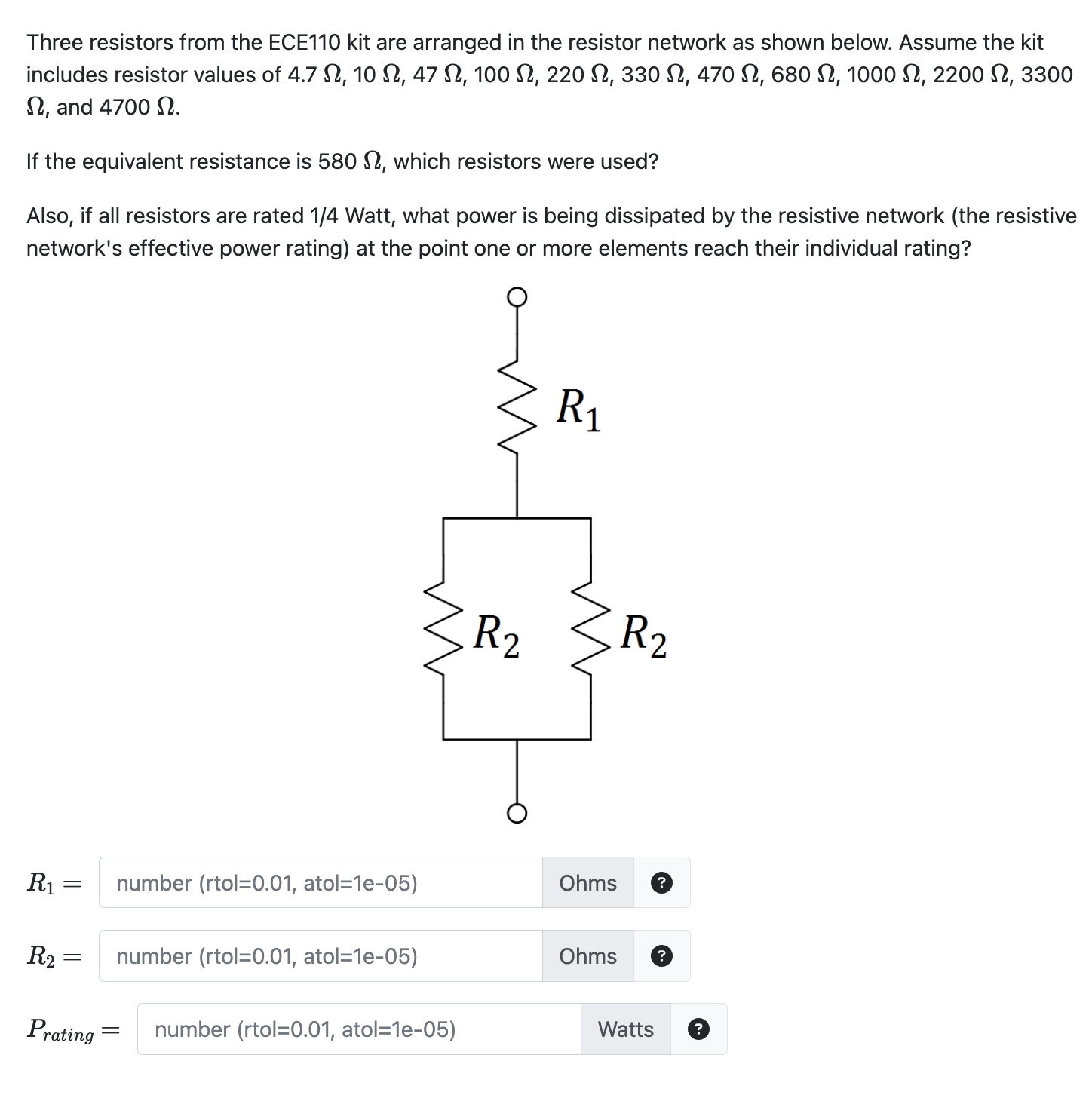 solved-three-resistors-from-the-ece110-kit-are-arranged-in-chegg