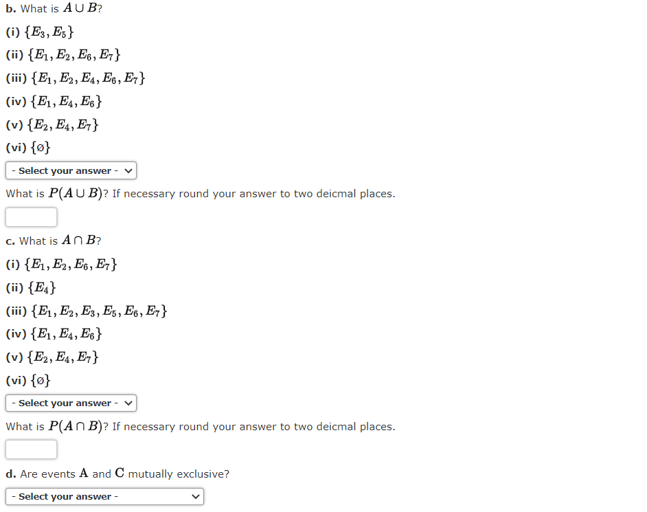 Solved Suppose That We Have A Sample Space | Chegg.com