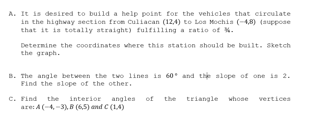 Solved Solve A and B, if you can also solve C it would be a | Chegg.com