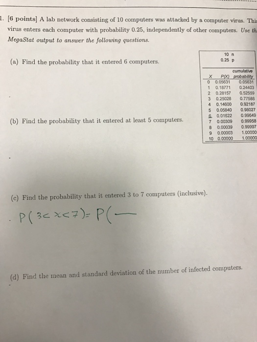 Solved 1. [6 points] A lab network consisting of 10 | Chegg.com