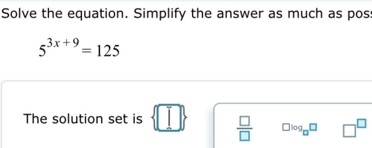 Solved Solve the equation. Simplify the answer as much as | Chegg.com
