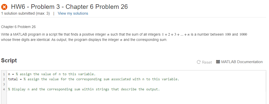 Solved * HW6 - Problem 3 - Chapter 6 Problem 26 1 Solution | Chegg.com