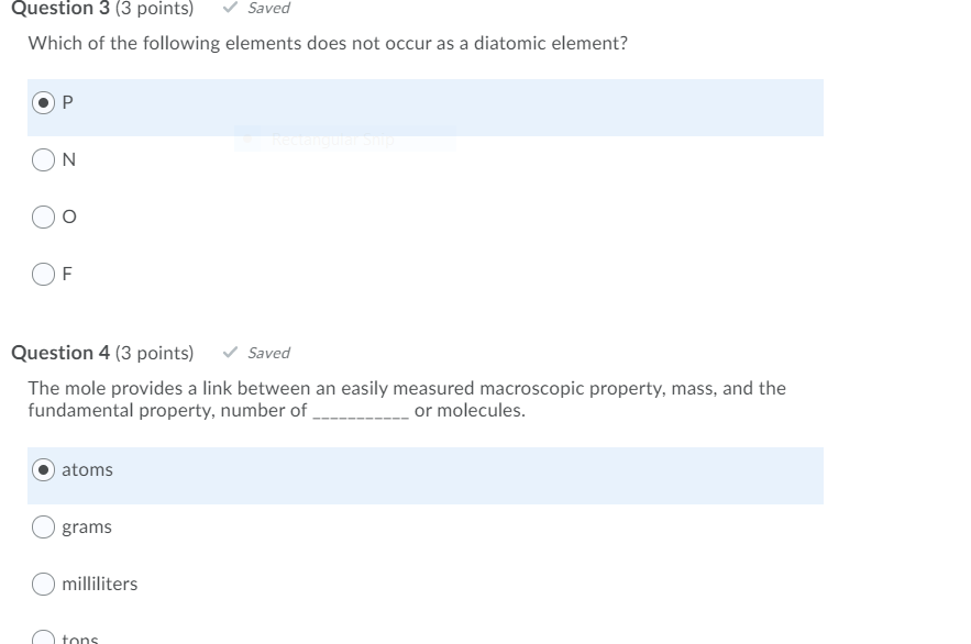 Solved Question 3 (3 points) Saved Which of the following | Chegg.com