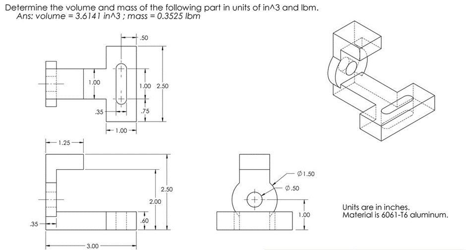 Solved HELP ME WITH THE STEP BY STEP IN SOLIDWORKS Part | Chegg.com