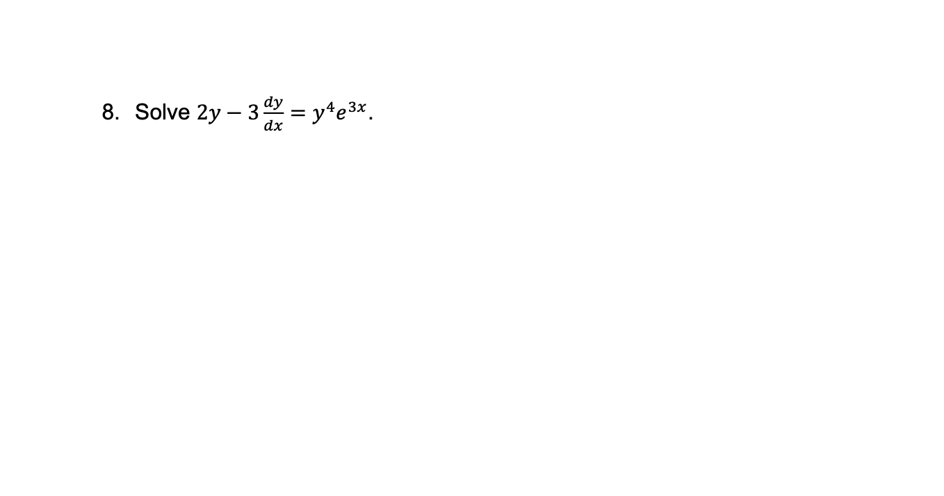 Solve 2 Y 9 4