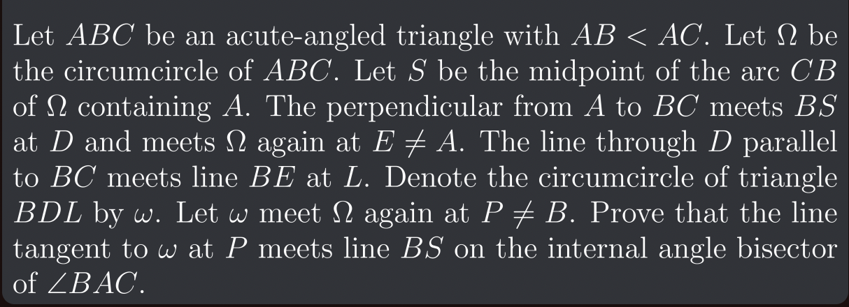 Solved Let ABC be an acute-angled triangle with AB | Chegg.com