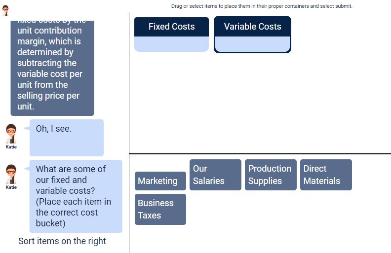 Solved The question asks to sort the items displayed on the