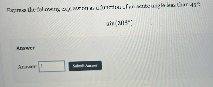 Solved Express the following expression as a function of an | Chegg.com