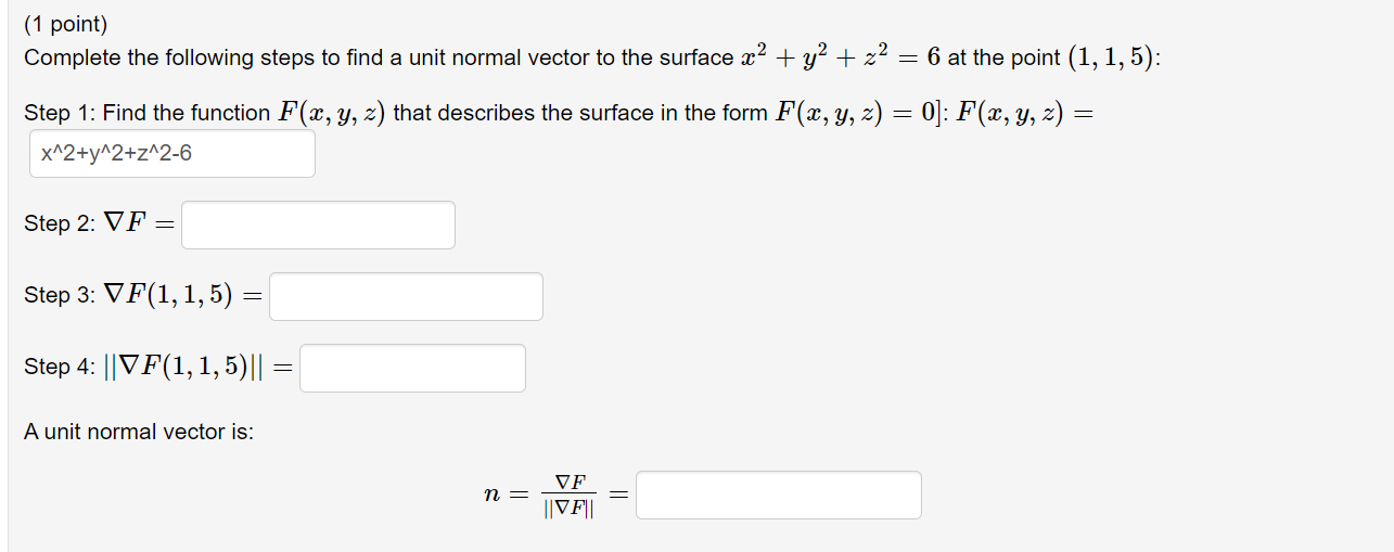 Solved Complete the following steps to find a unit normal | Chegg.com