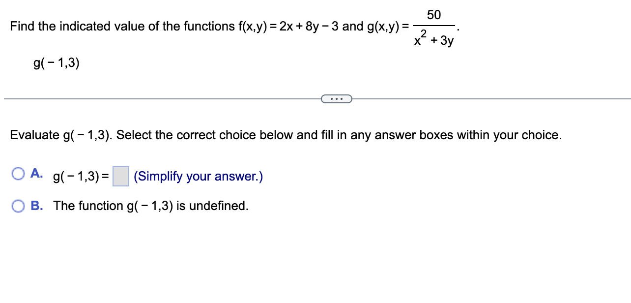 Solved Find The Indicated Value Of The Functions | Chegg.com