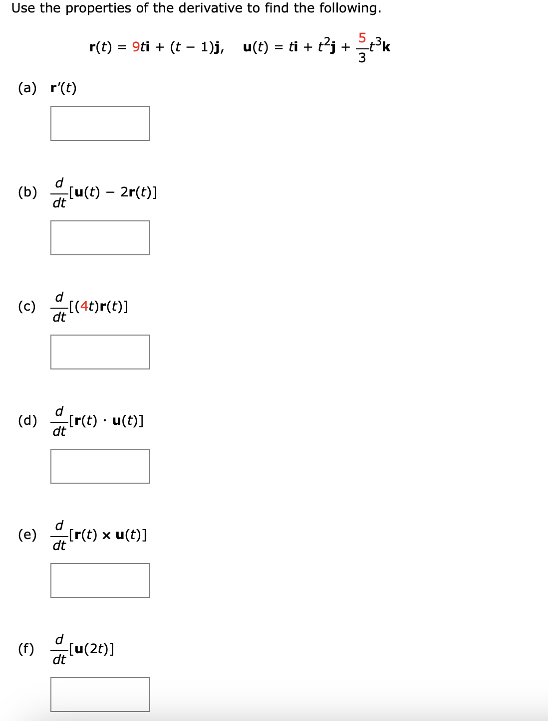 Solved Use The Properties Of The Derivative To Find The Chegg Com