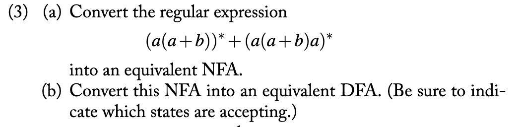 Solved (a) Convert The Regular Expression | Chegg.com