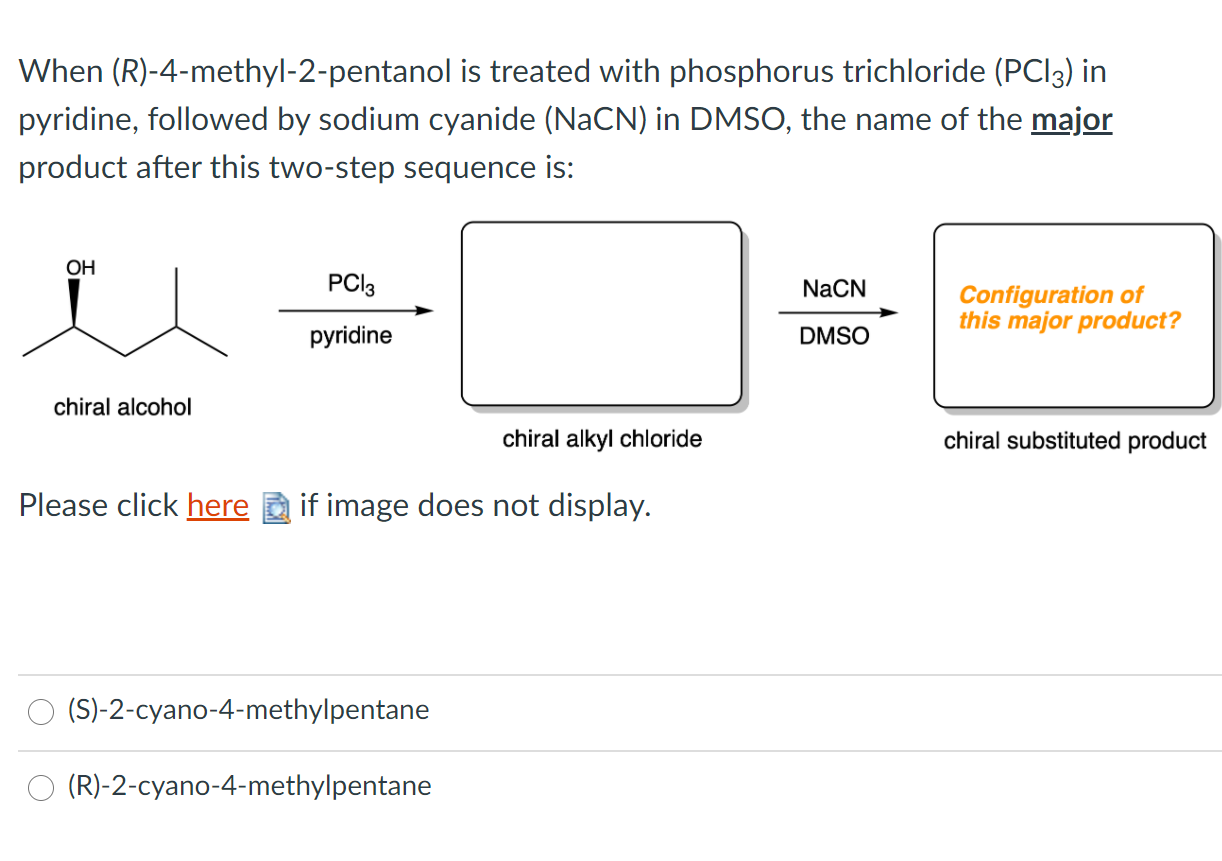 Solved When R 4 Methyl 2 Pentanol Is Treated With Chegg Com