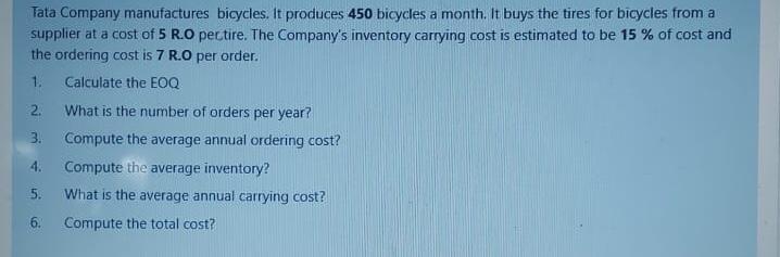 tata cycles price list