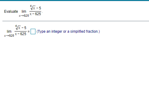 Solved Calculate The Following Limit Using The Factorization | Chegg.com